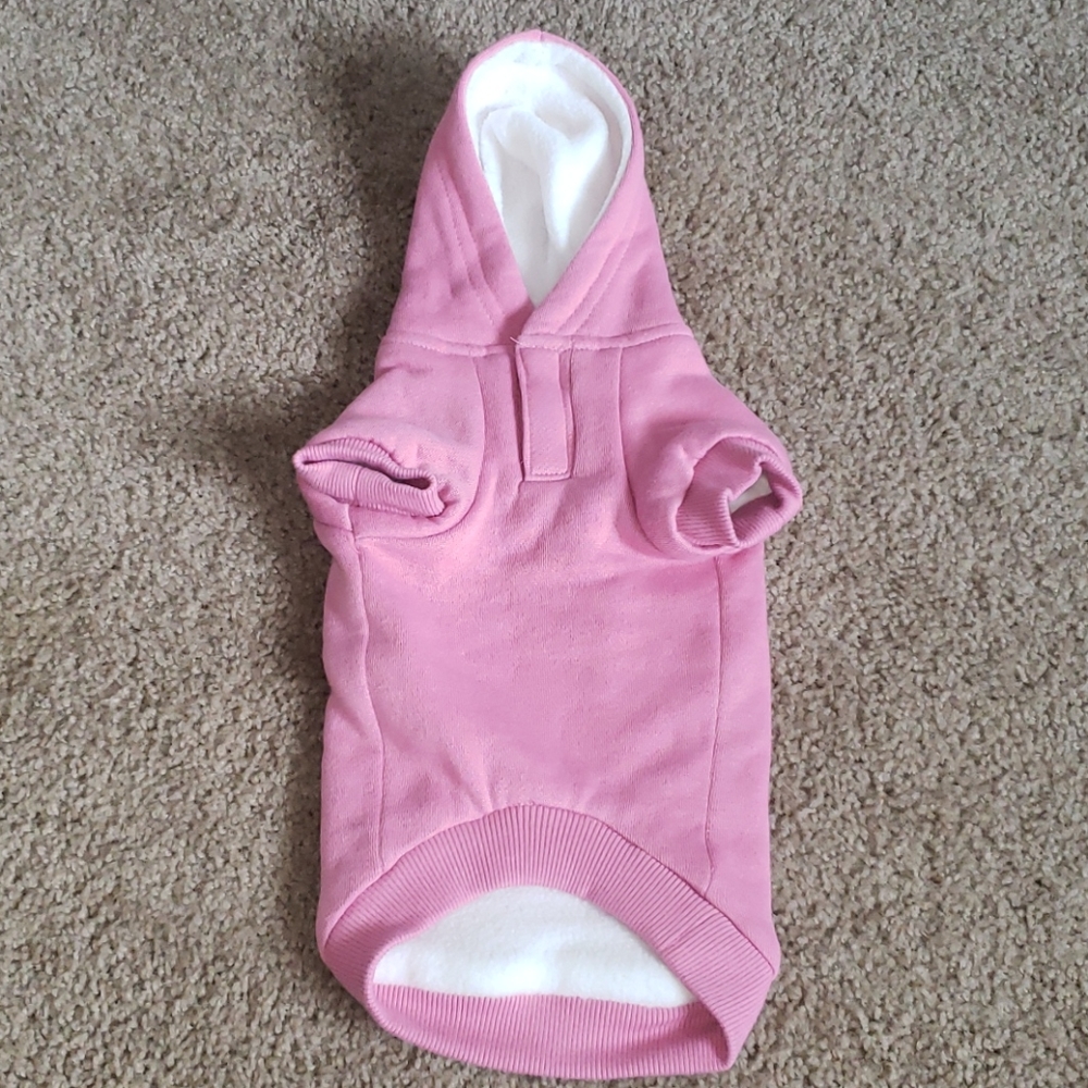 Zach & Zoey Pink Small Dog Hoodie
